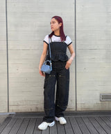 Fluffy Denim Strap Top-GANNI-Forget-me-nots Online Store