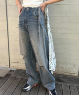 Pants 5 Pockets-MM6 Maison Margiela-Forget-me-nots Online Store