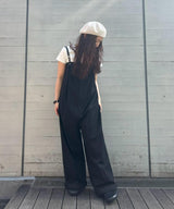 High Twist Twill Jumpsuit-TOGA PULLA-Forget-me-nots Online Store