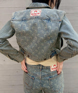 Moon Laser Denim Boxy Suit Jacket-Marine Serre-Forget-me-nots Online Store