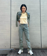 Moon Laser Denim Loose Jeans-Marine Serre-Forget-me-nots Online Store