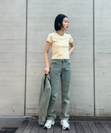 Moon Laser Denim Loose Jeans-Marine Serre-Forget-me-nots Online Store