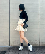 Back Open Smocking Contrast Top-rokh-Forget-me-nots Online Store