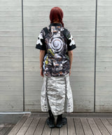 Pigment Dye Skirt-Forget-me-nots-Forget-me-nots Online Store