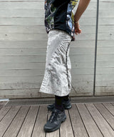 Pigment Dye Skirt-Forget-me-nots-Forget-me-nots Online Store