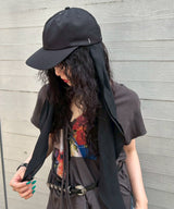 Poly & Wool Detachable Scarf 6Panel Cap-KIJIMA TAKAYUKI-Forget-me-nots Online Store