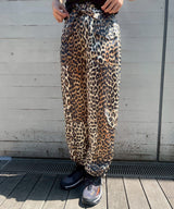 Printed Satin Pants-GANNI-Forget-me-nots Online Store