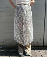 Lace Skirt-Forget-me-nots-Forget-me-nots Online Store