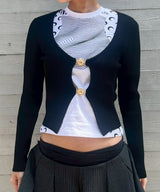 Regenerated Graphic T-Shirts Baby Fit T-Shirt-Marine Serre-Forget-me-nots Online Store