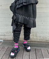 Broken Pleats Skirt-rokh-Forget-me-nots Online Store