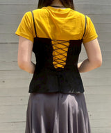 T-Shirt-MM6 Maison Margiela-Forget-me-nots Online Store