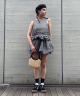 Holy Raphia Bag-courrèges-Forget-me-nots Online Store