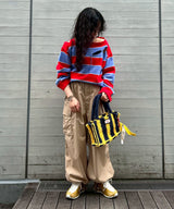Slash Stripe Jumper-Charles Jeffrey Loverboy-Forget-me-nots Online Store