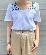 T-Shirt-MM6 Maison Margiela-Forget-me-nots Online Store