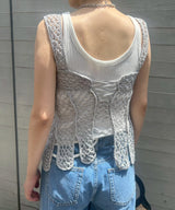 Hand-Knitted Rose Bustier-FETICO-Forget-me-nots Online Store