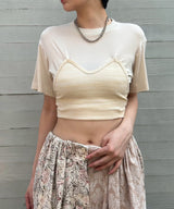 Rib Jersey S/S-TOGA PULLA-Forget-me-nots Online Store