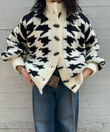 Hounds Tooth Star Cowichan-OPEN YY-Forget-me-nots Online Store