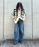 Hounds Tooth Star Cowichan-OPEN YY-Forget-me-nots Online Store