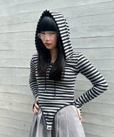 Hooded Body Suit-Forget-me-nots-Forget-me-nots Online Store