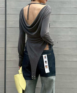 Back Open Body Suit-Forget-me-nots-Forget-me-nots Online Store