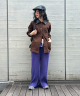 Cowhide Hunting Cap-KIJIMA TAKAYUKI-Forget-me-nots Online Store