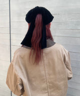 Velvet Bow Hair Clip-FETICO-Forget-me-nots Online Store