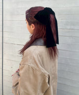 Velvet Bow Hair Clip-FETICO-Forget-me-nots Online Store