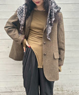 Wool Blazer Jacket-Forget-me-nots-Forget-me-nots Online Store