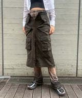 Zip Up Cargo Skirt-Feng Chen Wang-Forget-me-nots Online Store