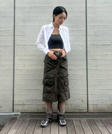 Zip Up Cargo Skirt-Feng Chen Wang-Forget-me-nots Online Store