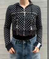 Broken Zip-Up Hoodie-rokh-Forget-me-nots Online Store