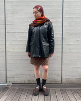 Fake Leather Jacket-Forget-me-nots-Forget-me-nots Online Store