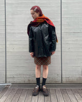 Fake Leather Jacket-Forget-me-nots-Forget-me-nots Online Store