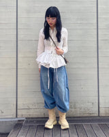 モデル身長:160cm / カラー:White / サイズ:34