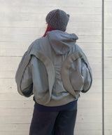 Circle Rib Washed Ma-1-Cycle by myob-Forget-me-nots Online Store