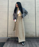 Graphic Slouch Turtleneck Tee-OPEN YY-Forget-me-nots Online Store