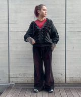 Os Shoulderless Hoodie Cut-Out Black