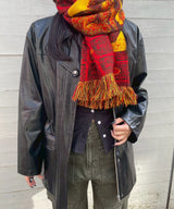 Fake Leather Jacket-Forget-me-nots-Forget-me-nots Online Store