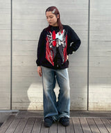 モデル身長:165cm / カラー:Blue / サイズ:S-M