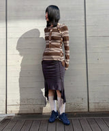 着用モデル身長:160cm / カラー:Brown / サイズ:S