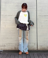 モデル身長:157cm / カラー:Olive / サイズ:F