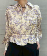 Rayon Print Shirt-TOGA PULLA-Forget-me-nots Online Store