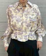 Rayon Print Shirt-TOGA PULLA-Forget-me-nots Online Store