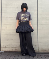 モデル身長:160cm / カラー:Black / サイズ:F