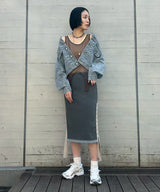 Selvedge Denim O/D No Shoulder Blouson-beautiful people-Forget-me-nots Online Store
