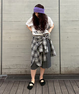 モデル身長:157cm / カラー:White / サイズ:F