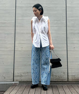 モデル身長:173cm / カラー:Indigo / サイズ:38