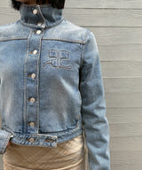 Reedition Denim Jacket-courrèges-Forget-me-nots Online Store