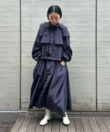 Detachable Coat With Garthering-Feng Chen Wang-Forget-me-nots Online Store