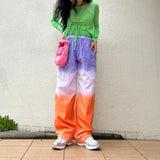 Dip Dye Poplin Pant-Aries-Forget-me-nots Online Store